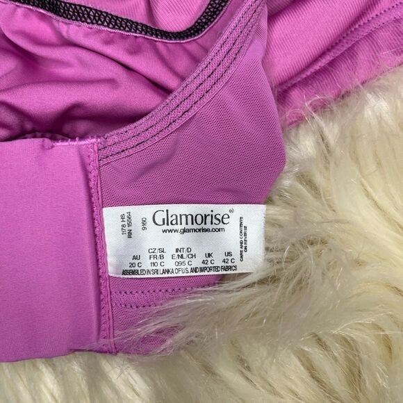 Glamorise Sport elite performance wonderwire sports bra sz 42c - Picture 3 of 9